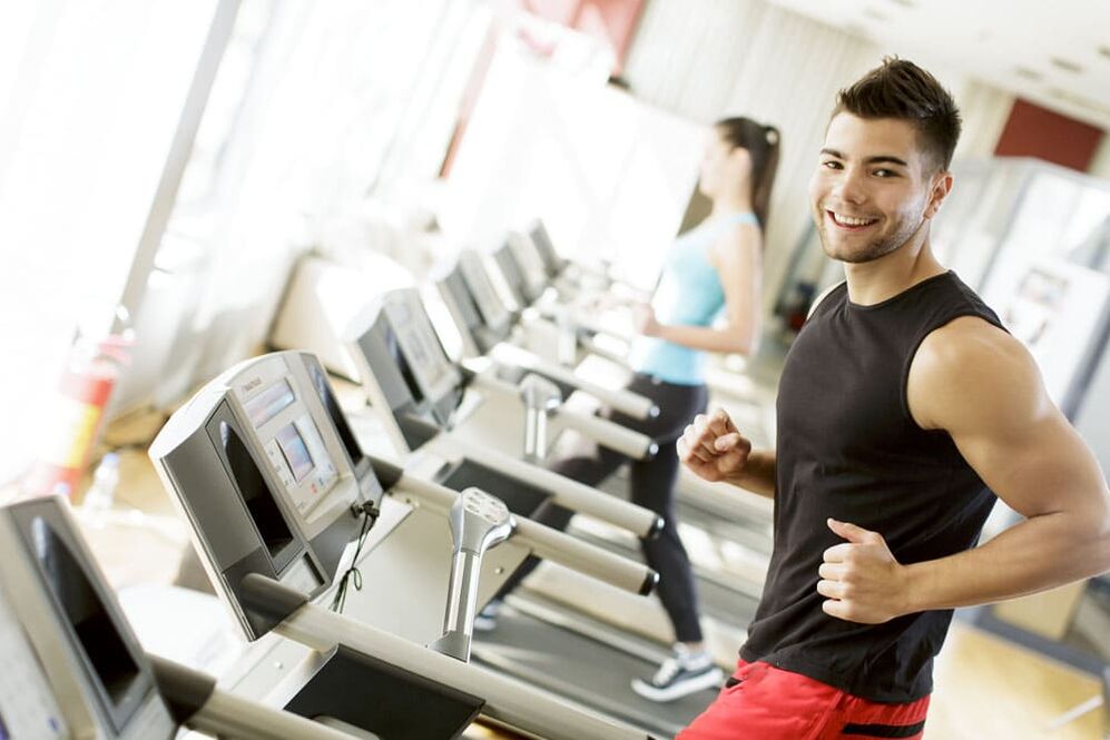Cardio exercises help a man speed up his blood circulation
