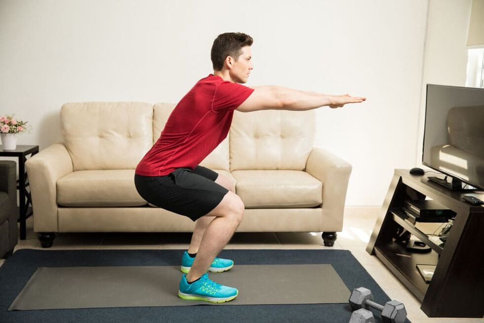 Squats help build muscles that are responsible for potency